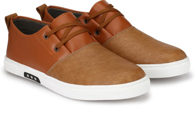 

PALK LOUIS Palk Louis Men's Tan Smart Casual Shoes Sneakers For Men(Tan