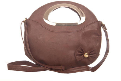 

Aliado Women Casual Brown Leatherette Sling Bag