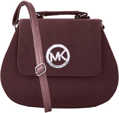 

BUY FOR CHANGE LLP Women Casual Brown PU Sling Bag