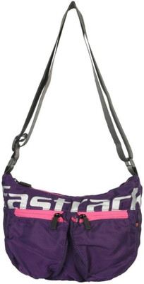

Fastrack Women Casual Purple Nylon Sling Bag