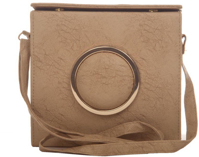 

Aliado Women Casual Beige Leatherette Sling Bag