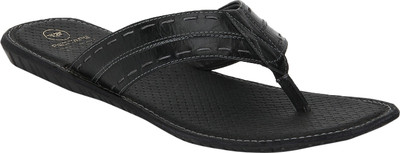 

Red Tape Leather Slippers, Black