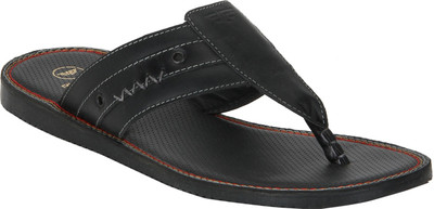 

Red Tape Leather Flip Flops, Black