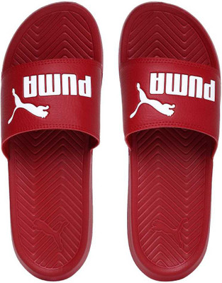 

Puma Popcat Slides, Red dahlia- white