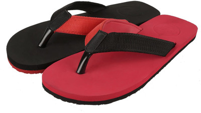

92 MILES Flip Flops, Red & black
