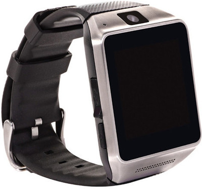 

MOBILE FIT smartwatch SILVER Smartwatch(Black Strap FREE SIZE)