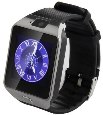 Estar 4G Compatible SILVER Smartwatch(Black Strap FREE SIZE)