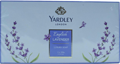 Yardley London English Lavender Luxury Soap - 300g (3.5oz) (3x100g)(300 g)