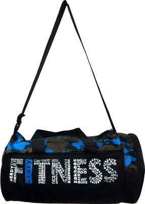

Vinto camouflage BLUE FITNESS STYLE WITH CAMOUFLAGE BLUE DESIGN GYM BAG(Black, Kit Bag