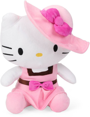 

Hello Kitty in Pink Dress & Hat - 35 cm(Multicolor)