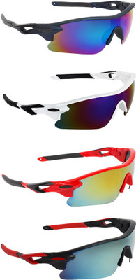 Zyaden Wrap-around, Wrap-around, Wrap-around, Wrap-around Sunglasses(Multicolor, Multicolor, Multicolor, Multicolor) Zyaden Wrap-around, Wrap-around, Wrap-around, Wrap-around Sunglasses(Multicolor, Multicolor, Multicolor, Multicolor)