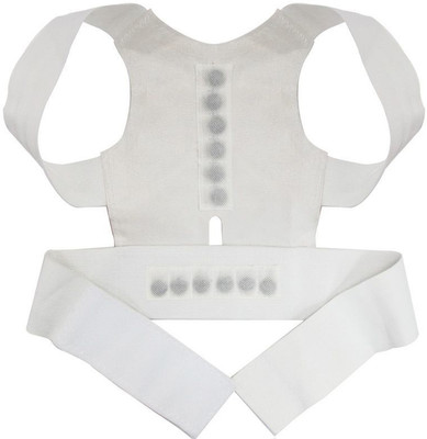 

Importikah Posture Support Corrector Body Pain, Back Pain Shoulder Strap Shoulder Support(White