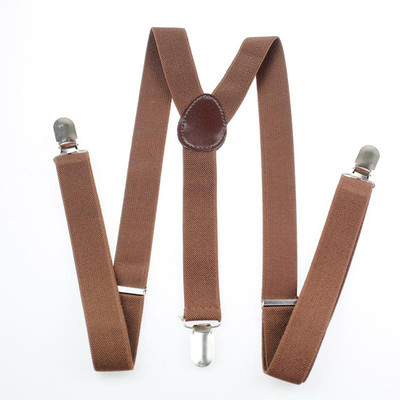 

bilAnca Y- Back Suspenders for Men, Boys, Girls, Women(Brown)