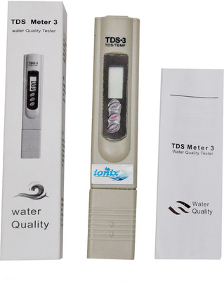 

ionix tds-3 TDS Meter for testing Water purity & temperature, In White Carry Box Digital TDS Meter