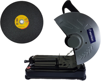 

Inditrust 2205W 14 inch Chop saw cut off machine with Dewalt cutting wheel for cutting metal wood pvc channels Manual Cutter(2205 W)