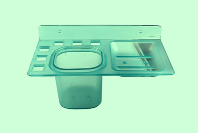 Jolly's iconic Acrylic Toothbrush Holder(Green, Wall Mount)