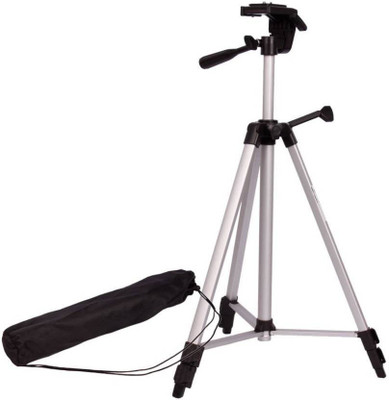 

Mezire ™ Universal Flexible TF-330A Tripod With 3-Way for Digital Camera Video Camcorder Tripod Kit (Silver, Supports Up to 1500 g) Tripod(Silver, Black, Supports Up to 1500 g)
