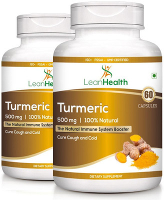 

Leanhealth Turmeric - 60 Capsules - (Pack of 2)(120 No)