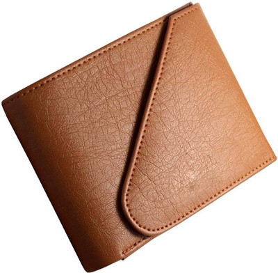 

hornwood Men Tan Artificial Leather Wallet(5 Card Slots)