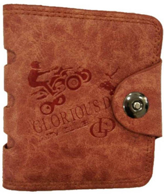

bovi Men Brown Artificial Leather Wallet(6 Card Slots)