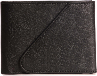

Wildland Men Black Artificial Leather Wallet(5 Card Slots)