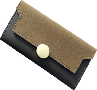 

ZELP Women Green Artificial Leather Wallet(5 Card Slots), Army green