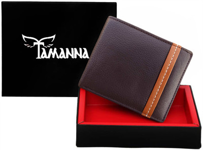 

Tamanna Men Brown Genuine Leather Wallet(8 Card Slots)
