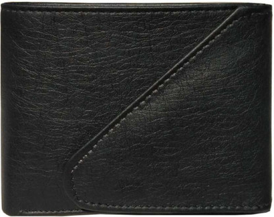 

Just Leather Men Black Artificial Leather Wallet(6 Card Slots)