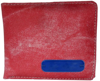 

Apki Needs Boys Red Artificial Leather, Canvas, Denim Wallet(3 Card Slots), Pink