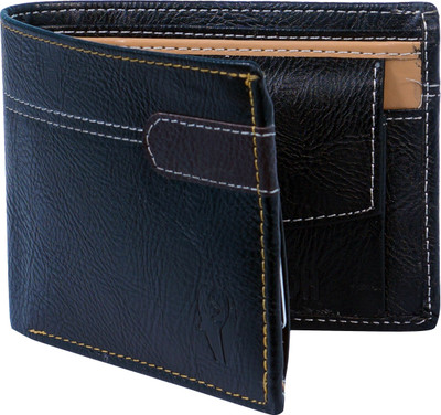 

SAMTROH Men Black Genuine Leather Wallet(6 Card Slots)