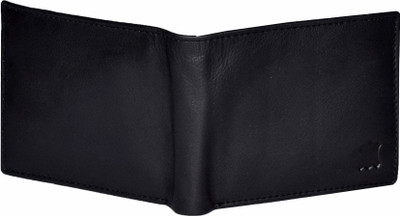 

Bizarre Kraftz Men Black Genuine Leather Wallet(10 Card Slots)