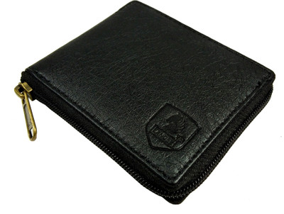 

LANDER Men Formal Black Artificial Leather Wallet(4 Card Slots)