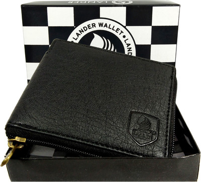 

LANDER Boys Black Artificial Leather Wallet(4 Card Slots)