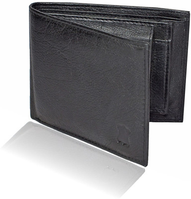

Bizarre Kraftz Men Black Genuine Leather Wallet(7 Card Slots)