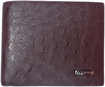 

Bogesi Men Brown Artificial Leather Wallet(7 Card Slots)