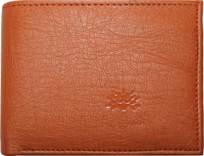 

Hornwood Men Tan, Black Artificial Leather, Genuine Leather Wallet(4 Card Slots), Black;tan