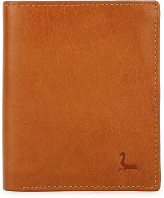 

Pacific Gold Men Tan Genuine Leather Wallet(11 Card Slots)