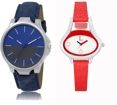 

FERRIZZO Couple Watch With New Look Designer Printed Dial LR 024 _ 206 Watch - For Men & Women
