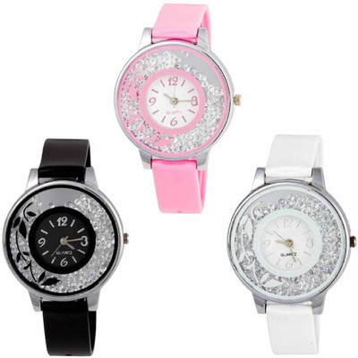 

iDIVAS ALK 54211 beautiful and attractive peacock crystal studded designer With 1 year Warranty Watch - For Women