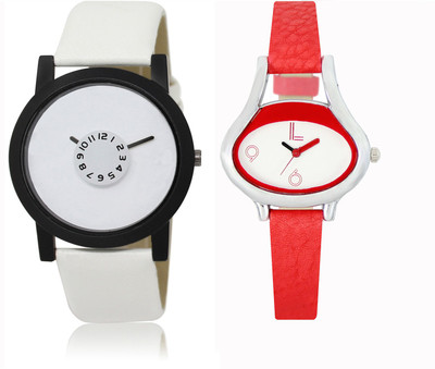 

FERRIZZO Couple Watch With New Look Designer Printed Dial LR 026 _ 206 Watch - For Men & Women