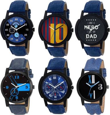

FabSale Denim Jeans Sport Series Combo Set Of Six For Boys And Girls Watch - For Couple