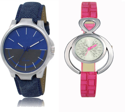 

FERRIZZO Couple Watch With New Look Designer Printed Dial LR 024 _ 205 Watch - For Men & Women