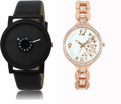 

FERRIZZO Couple Watch With New Look Designer Printed Dial LR 025 _ 210 Watch - For Men & Women