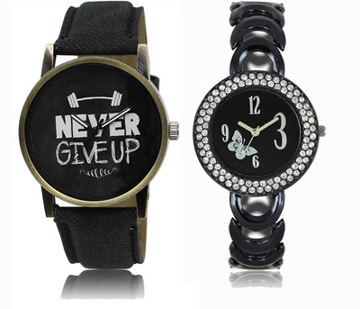 

FERRIZZO Couple Watch With New Look Designer Printed Dial LR 027 _ 201 Watch - For Men & Women