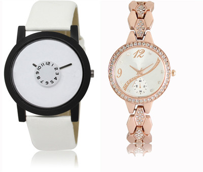 

FERRIZZO Couple Watch With New Look Designer Printed Dial LR 026 _ 215 Watch - For Men & Women