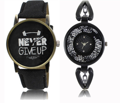 

FERRIZZO Couple Watch With New Look Designer Printed Dial LR 027 _ 211 Watch - For Men & Women