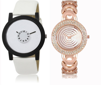 FERRIZZO Couple Watch With New Look Designer Printed Dial LR 026 _ 202 Watch - For Men & Women