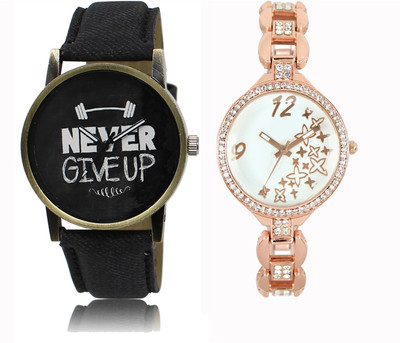 

FERRIZZO Couple Watch With New Look Designer Printed Dial LR 027 _ 210 Watch - For Men & Women