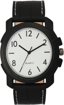 

Talgo RRWATW050013VOLGA WHite Analogue Dial And Black Leather Belt Watch - For Boys