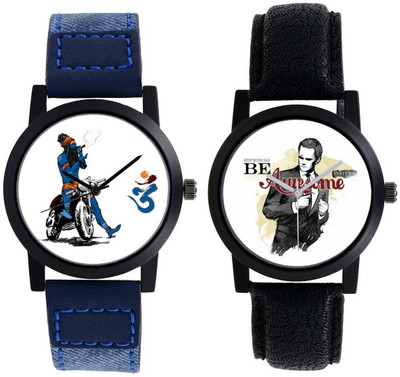 

AR Sales Combo Of 2 Stylish Analog Watch For Mens And Boys-102-106 Watch - For Men